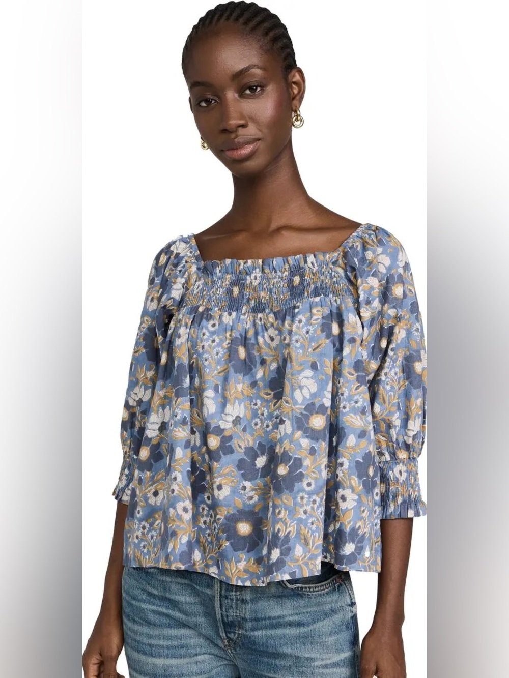 MAREA Meg Floral Print Top size XS